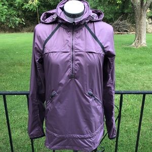 Lululemon purple reflective pullover EUC